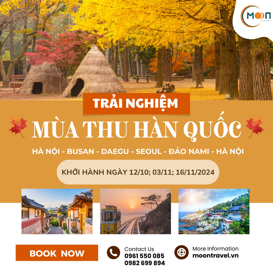 HÀ NỘI - BUSAN - DAEGU - SEOUL - ĐẢO NAMI - HÀ NỘI